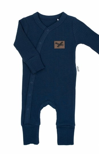 Granatowy pajac prążek 