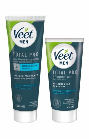Zestaw do Depilacji Intymnej Veet Men TOTAL PRO