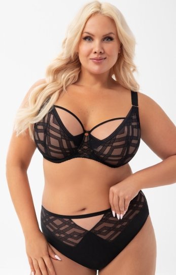 Gorsenia K 898 Estelle figi damskie czarne