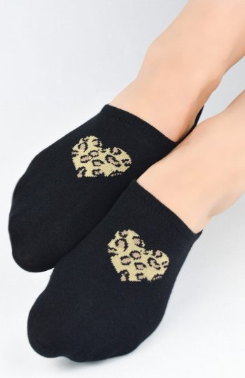 Noviti ST100 Leopard baleriny damskie 