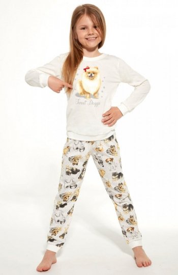 Cornette Kids Girl 977/152 Doggie piżama dziewczęca 