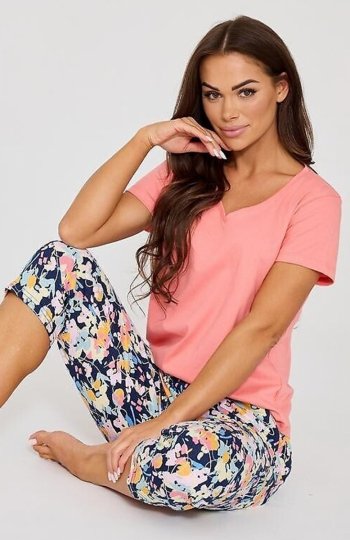 Cornette 875/338 Violetta MAXI piżama damska 