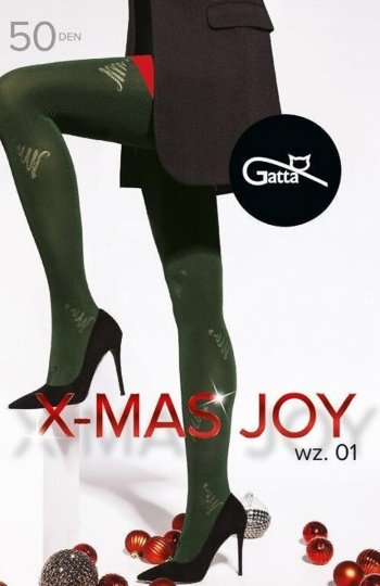 Gatta X-Mas Joy wz.01 5XL rajstopy damskie 