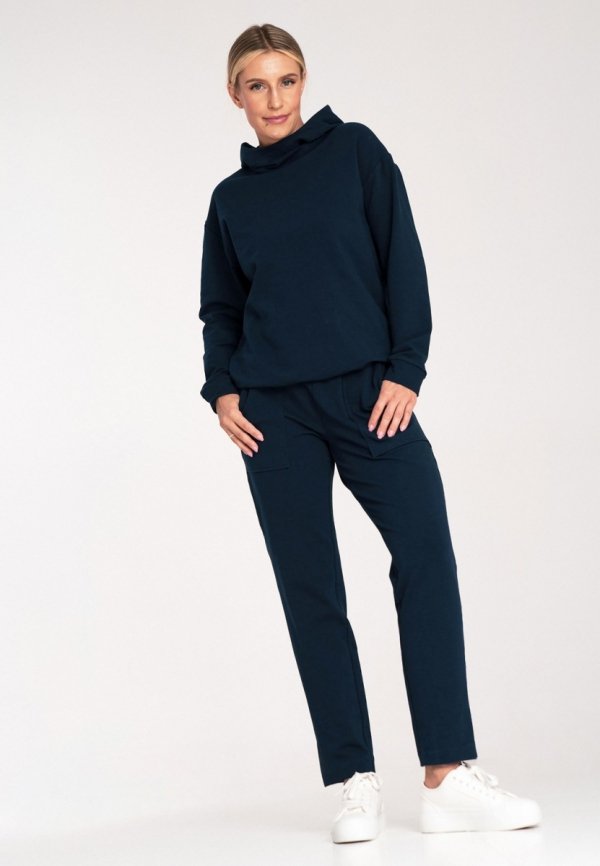 Figl M1034 granatowa bluza damska 
