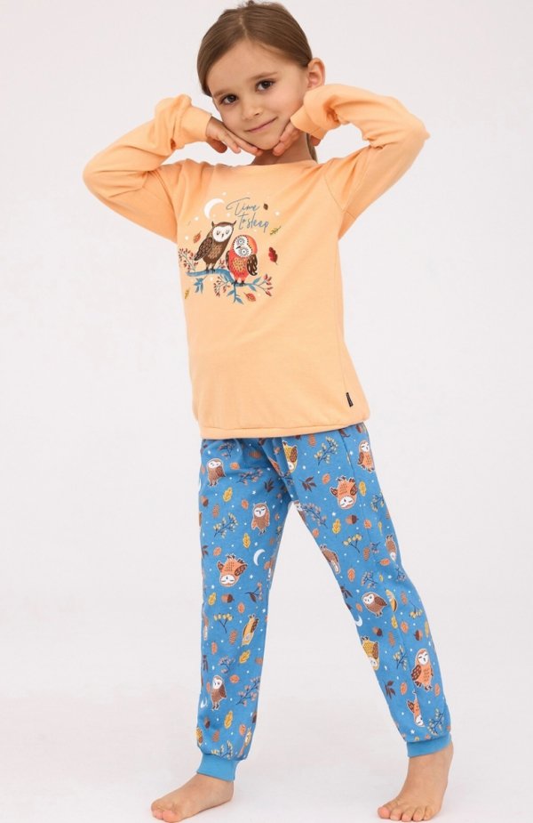 Cornette Kids Girl 977/176 Owls piżama dziewczęca 