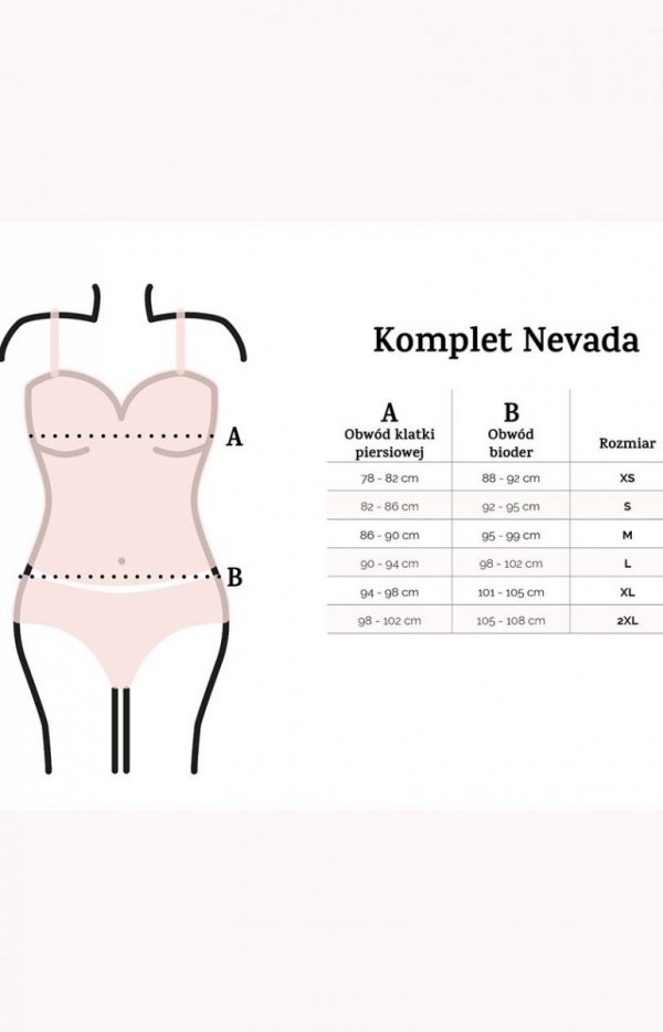 Dkaren Nevada koszulka i szorty damskie białe tabela rozmiarów