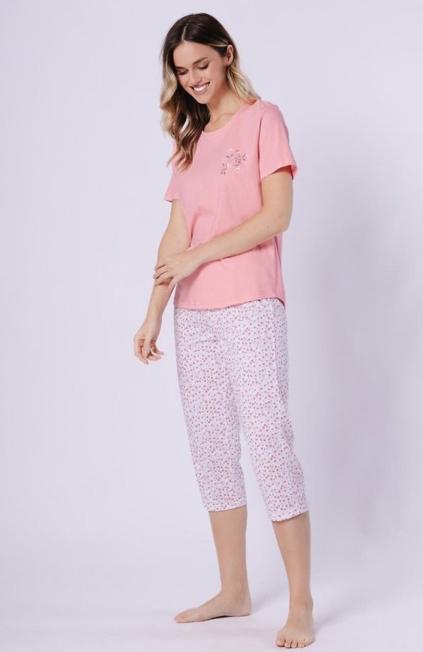 Leveza 1759 Oksana MAXI piżama damska 