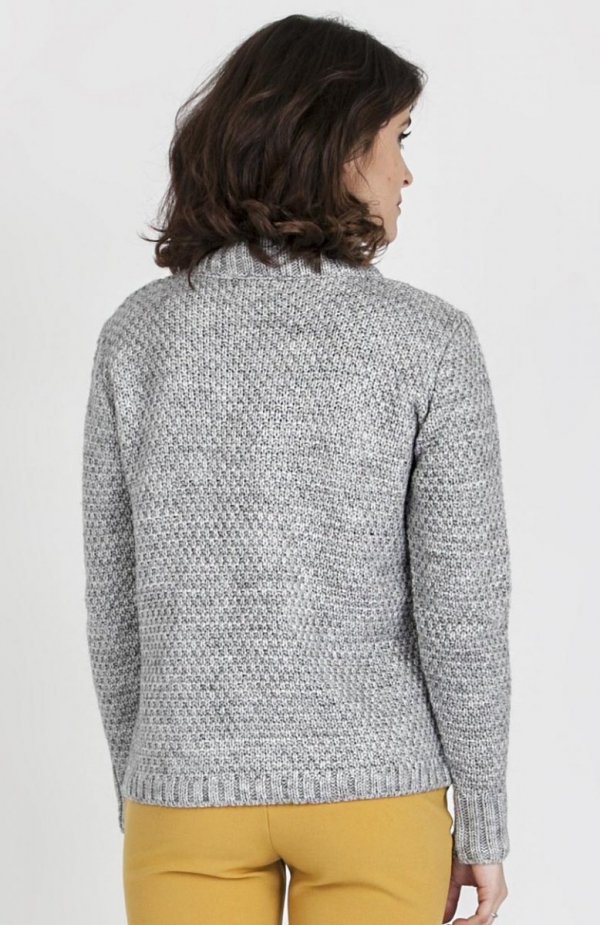 MKM Estelle SWE 121 sweter szary tył