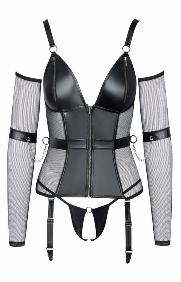 Cottelli Bondage gorset i stringi-1