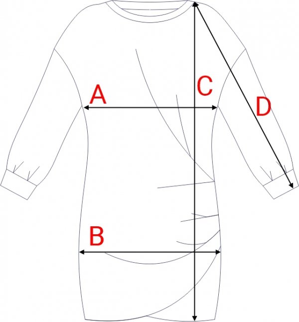 Bewear B298 sukienka dzianinowa z zakładkami bordowa 