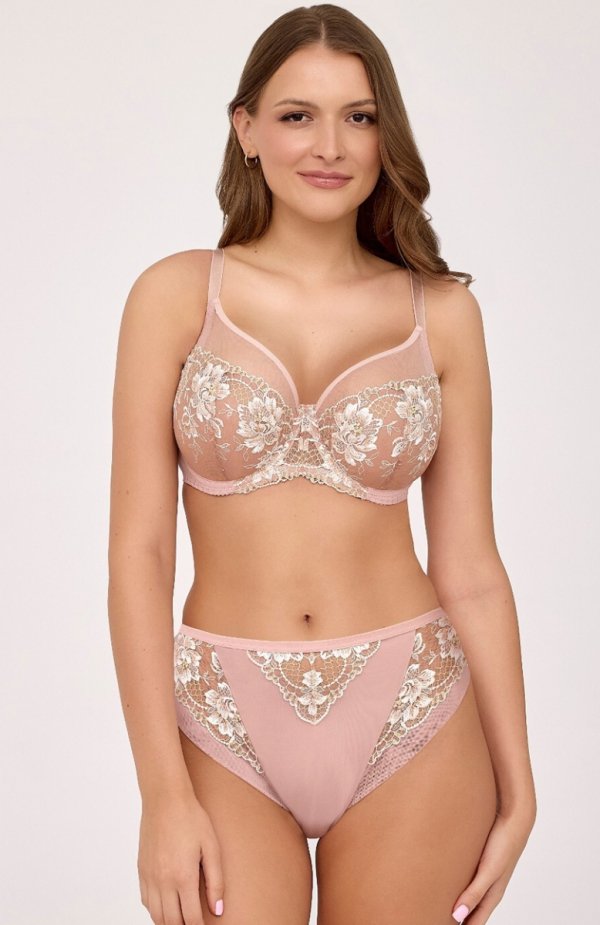 Ava 2246 Rosegold Maxi biustonosz miękki 
