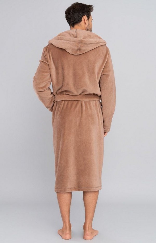 Italian Fashion Mimas szlafrok męski camel-3