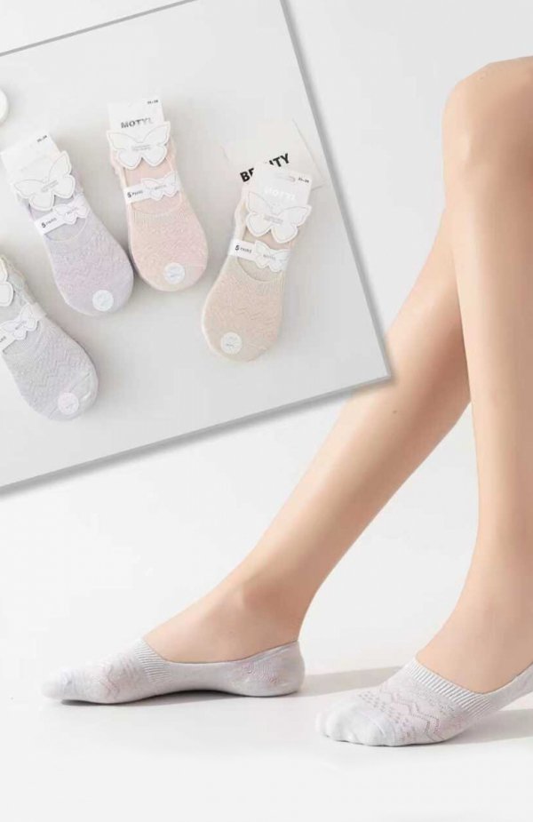 WiK Motyl 3522 wz.17 Ażur baletki damskie 