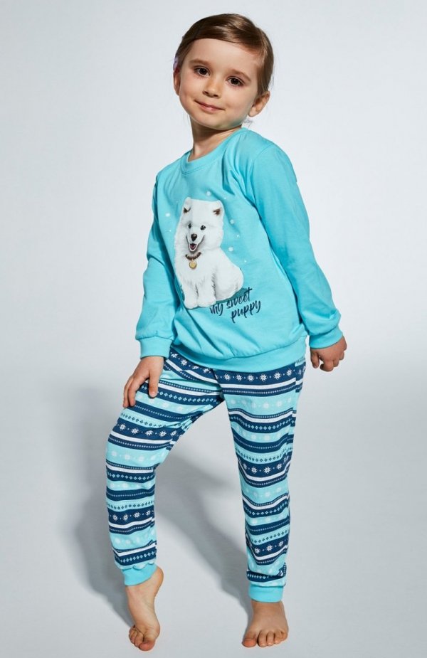 Cornette Kids Girl 594/166 Sweet Puppy piżama dziewczęca 