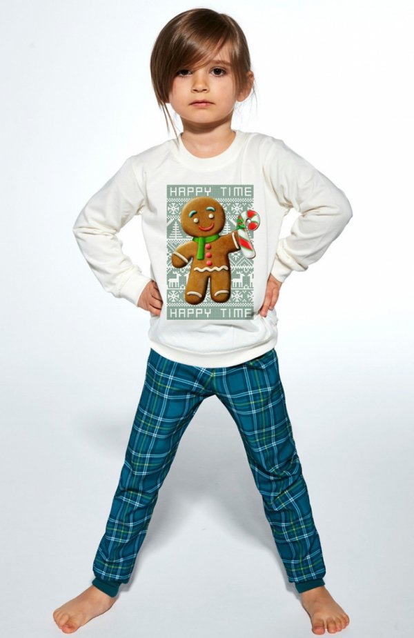 Cornette Young Girl 592/171 Cookie świąteczna piżama dziewczęca
