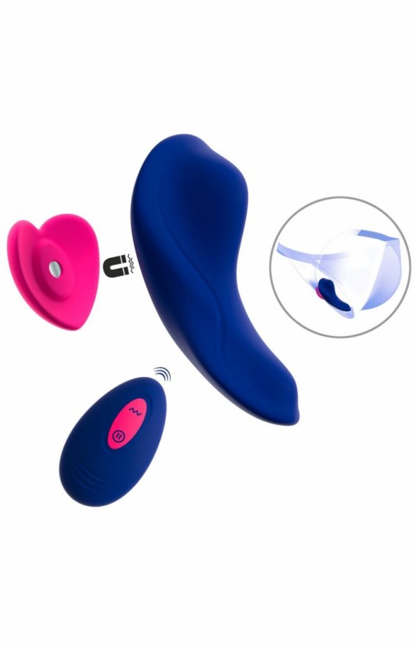 Wibrator do Majtek z Pilotem – Panty Vibrator Heart-2