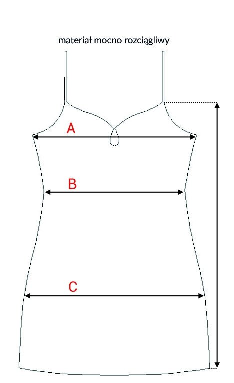 Makover metaliczna sukienka mini morska K191 