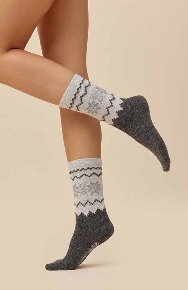 Gabriella SW/070 Wełna skarpety damskie 