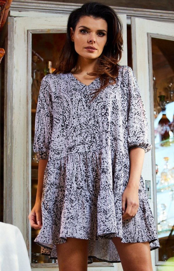 Awama oversizowa sukienka mini A469