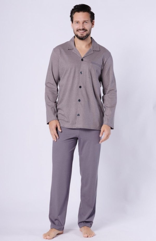 Hotberg 1754 Marcel rozpinana piżama męska 