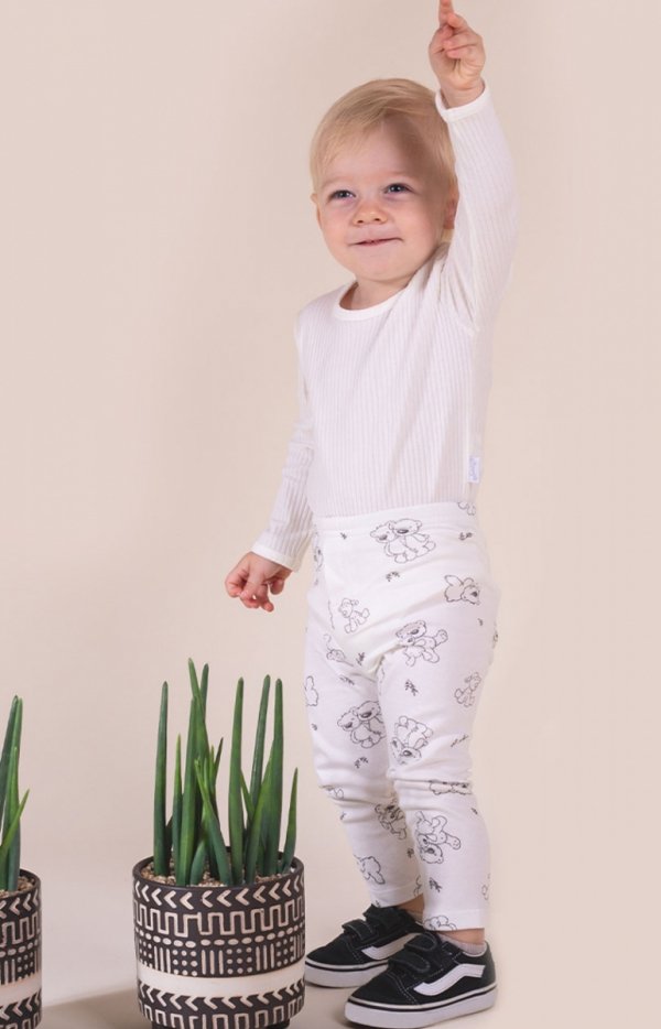 Prążkowane body dziecięce