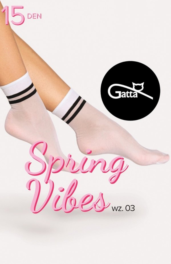 Gatta Spring Vibes wz.03 skarpetki damskie 