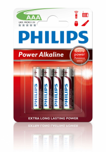 Baterie PHILIPS Alkaliczna AAA (LR03, R03, 24A, MN2400, AM4, UM4, HP16) 4 szt. LR03P4B/10
