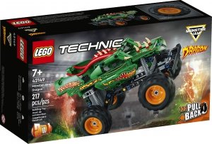 LEGO Technic 42149 Monster Jam Dragon 2w1 Pojazd Terenowy Napęd Pull-Back