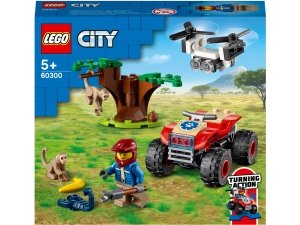 LEGO City 60300 Quad Ratowników Dzikich Zwierząt Dżungla Dron 74 klocki 5+