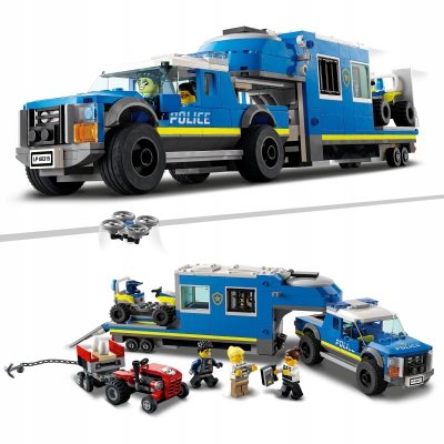 LEGO CITY 60315 POLICJA Mobilne Centrum Dowodzenia Policji TIR Ciężarówka