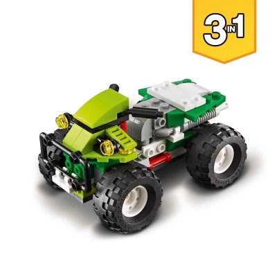 LEGO Creator 31123 Łazik Terenowy 3w1 Ładowarka Quad 160 klocki 7+