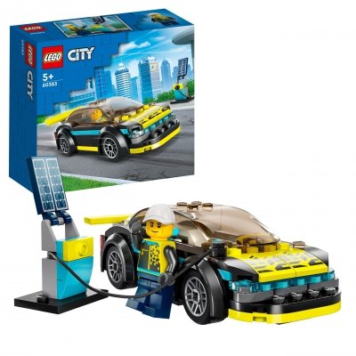 LEGO City 60383 Elektryczny Samochód Sportowy Wyścig 95 klocków 5+