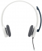 Słuchawki z mikrofonem LOGITECH Stereo Headset H150 Coconut Biało-czarny