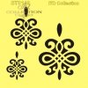 .Stencil scrapbooking decoupage 16x16 cm ST0149B