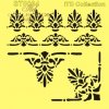 .szablon - maska do scrapbooking (HS code 39206219) 16x16 cm ST0034B