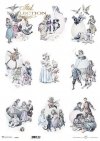 vintage dzieci z zwierzakami, zabawa, Wielkanoc, ptaki, zające, psy*vintage children with animals, fun, easter, birds, hares, dogs*Jahrgang Kinder mit Tieren, Spaß, Ostern, Vögel, Hasen, Hunde*vintage niños con animales, diversión, pascua, pájaros, liebre