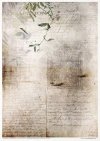 Zestaw kreatywny na papierze ryżowym - Stary pamiętnik - Ulotne chwile*Creative set on rice paper - Old Diary - Ephemeral Moments