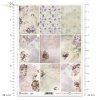 Flower Post series - Violet, flower post, violets, flowers, bouquet, bouquets, floral background, backgrounds, writing, dots, miniatures, miniature