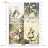 Biały Królik, zegarki, Zające*White Rabbit, watches, Hares*Weißes Kaninchen, Uhren, Hasen*Conejo blanco, relojes, liebres