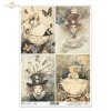 Kapelusznik, filiżanki, Alicja, dziewczynki, baśniowe kompozycje*Hatter, cups, Alice, girls, fairy tale compositions*Hutmacher, Tassen, Alice, Mädchen, Märchenkompositionen*Sombrerero, tazas, Alicia, niñas, composiciones de cuentos de hadas