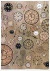 Zestaw kreatywny na papierze ryżowym - Steampunk * Creative set on rice paper - Steampunk