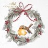 wieńce z rudzikami, świąteczny wieniec,  ptak rudzik*wreaths with robins, Christmas wreath, robin bird*Kränze mit Rotkehlchen, festlicher Kranz, Rotkehlchen-Vogel*coronas con petirrojos, corona festiva, pájaro petirrojo