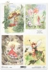elf, elfy, Alicja w krainie czarów, Joanna Pasek, bajka, bajki, rysunki, dla dzieci, ilustracje, R129, elf, elves, Alice in Wonderland, painting, fairy tale, fairy tales, elfos y Alicia en el país de las maravillas. Joanna Pasek