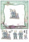 Скрапбукинг бумаги SCRAP-031 ''Ангелы и мальчики''