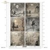 mystery, children, boy, girl, kites in the wind, swing, moon, dreams, ballroom, ballet, ballerinas, balloons, soap bubbles, ephemerality, imagination, Schwarz-Weiß, Geheimnis, Kinder, Junge, Mädchen, Drachen im Wind, Schaukel