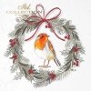 wieńce z rudzikami, świąteczny wieniec,  ptak rudzik*wreaths with robins, Christmas wreath, robin bird*Kränze mit Rotkehlchen, festlicher Kranz, Rotkehlchen-Vogel*coronas con petirrojos, corona festiva, pájaro petirrojo
