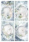 Conjunto de papeles de scrapbooking - La tierra de porcelana de hielo*Set Scrapbooking-Papiere - Das Land des Eisporzellans*Набор бумаг для скрапбукинга - Земля ледяного фарфора