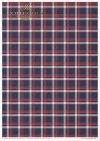 Scottish style * kratka, krateczka, świąteczna kratka, Boże Narodzenie, miś, misie, pluszowy miś, miś pod choinką
