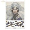 kobieta, kobiety, Klimt, sztuka, złoto, biżuteria, moda, secesja, motywy secesyjne, Art Nouveau motifs, Inspired by Klimt, kwiaty 3D, 3D efekt, woman, women, Klimt, art, gold, jewellery, fashion, Art Nouveau, 3D flowers, 3D effect, Frau