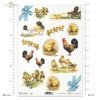 Wielkanoc, kurczaki, kurczaczki, kwiatki, wiosna, jajka, pisanki, R288